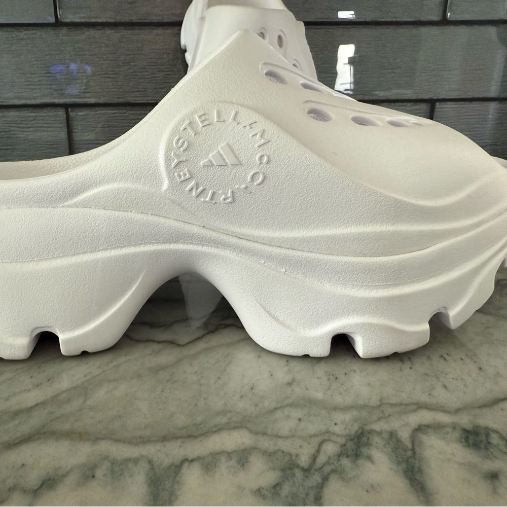 Adidas aSMC Stella McCartney Clogs White - Picture 7 of 9